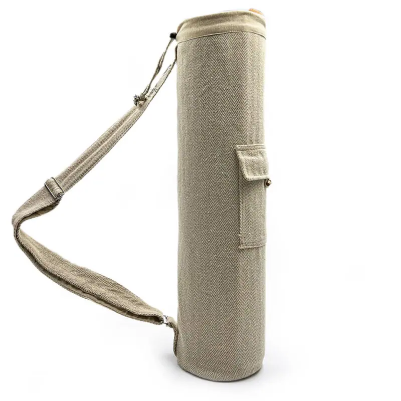 PANFIKH Yoga Mat Carrier Bag - Natural Cotton Cover - Suitable for 8mm Yoga  Mats